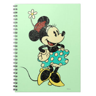 Classic Minnie Mouse Vintage Distressed Notebook