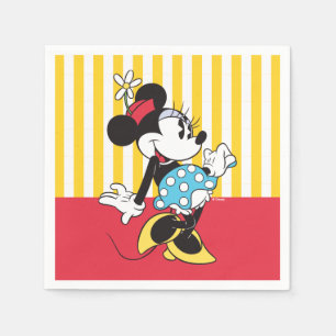 Classic Minnie Mouse with Flower Napkins
