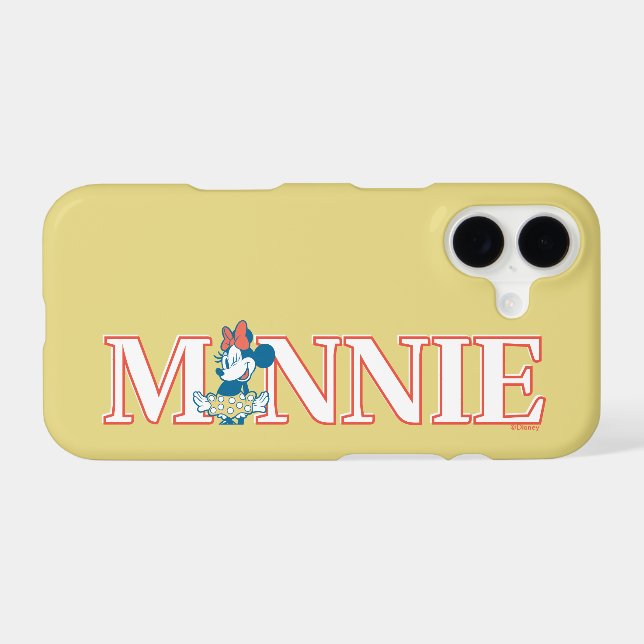Classic Minnie Name Banner Case-Mate iPhone Case (Back (Horizontal))