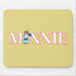 Classic Minnie Name Banner Mouse Pad<br><div class="desc">Simple, cheerful, and full of timeless Disney charm, this clean name-style artwork features Minnie Mouse paired with bold lettering for a fun and eye-catching look. The playful pose and bright color palette make it perfect for personalization, whether you’re adding names, dates, or special messages. Ideal for customizable Zazzle products like...</div>