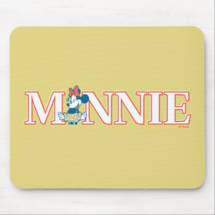 Classic Minnie Name Banner Mouse Pad