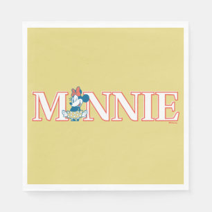 Classic Minnie Name Banner Napkins