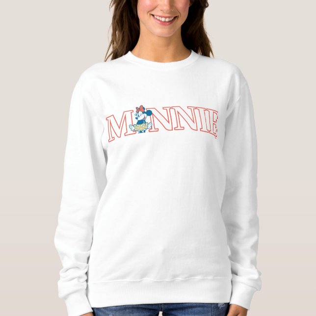 Classic Minnie Name Banner Sweatshirt (Front)