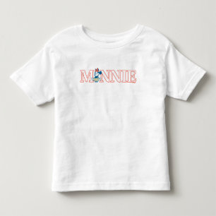 Classic Minnie Name Banner Toddler T-shirt