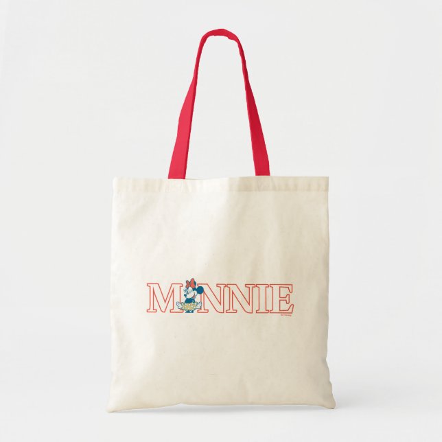 Classic Minnie Name Banner Tote Bag (Front)