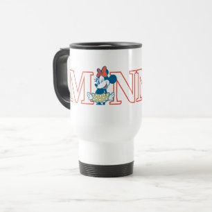 Classic Minnie Name Banner Travel Mug