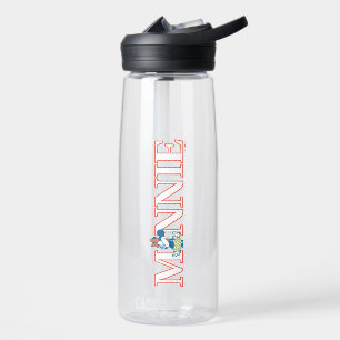 Classic Minnie Name Banner Water Bottle