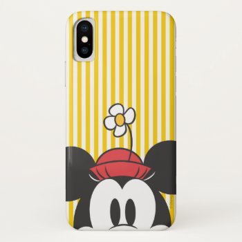 Classic Minnie | Peek-a-boo Iphone X Case by MickeyAndFriends at Zazzle
