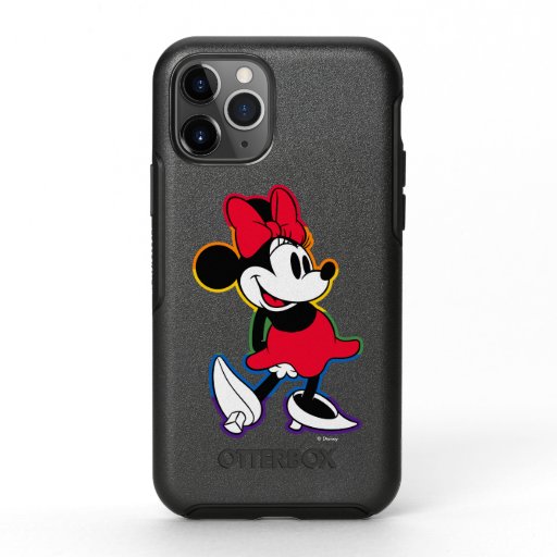 Classic Minnie Rainbow Outline OtterBox Symmetry iPhone 11 Pro Case