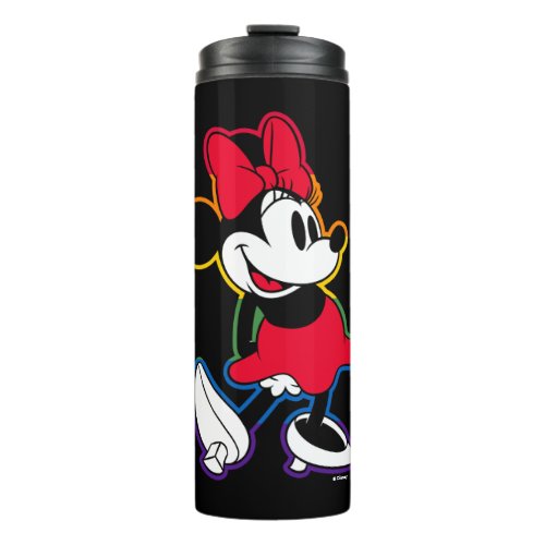 Classic Minnie Rainbow Outline Thermal Tumbler