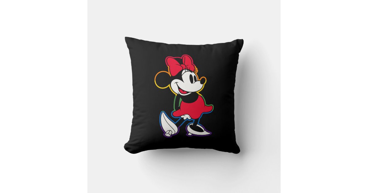 Classic Mickey, Distressed Throw Pillow, Zazzle