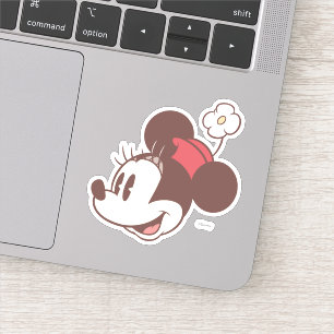 Classic Minnie   Side Flower Face Sticker