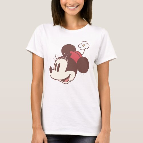 Classic Minnie  Side Flower Face T_Shirt