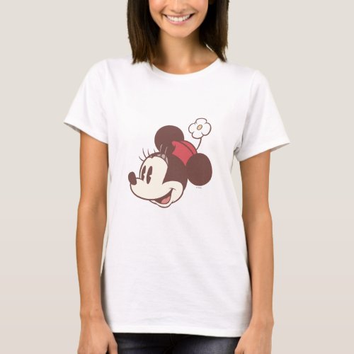 Classic Minnie  Side Flower Face T_Shirt