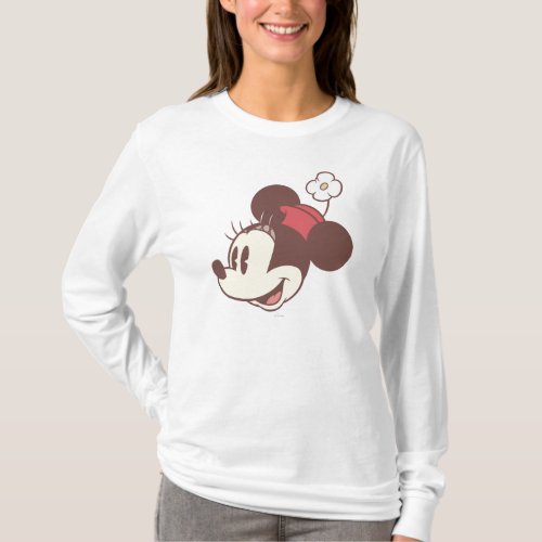 Classic Minnie  Side Flower Face T_Shirt