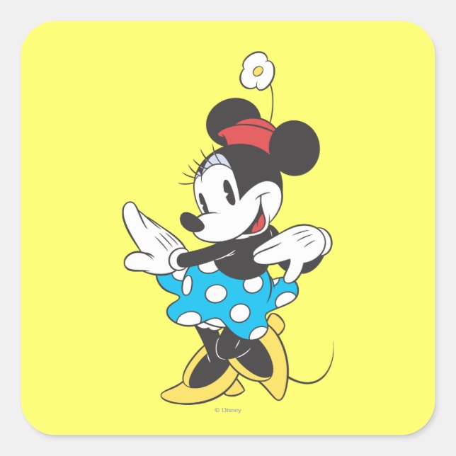 Classic Minnie | Sweet Square Sticker (Front)