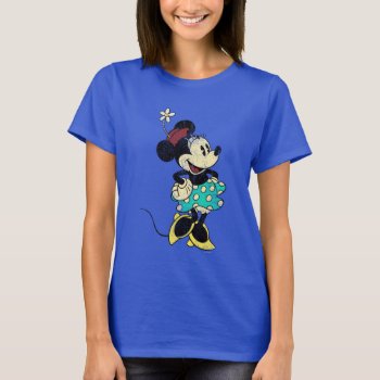 Classic Minnie | Vintage T-shirt by MickeyAndFriends at Zazzle