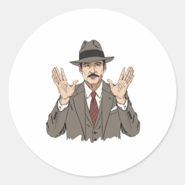 Classic Mob Boss Sticker (Front)