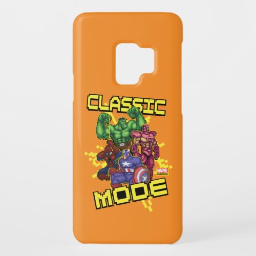 Classic Mode Marvel Video Game Character Sprites Case_Mate Samsung Galaxy S9 Case
