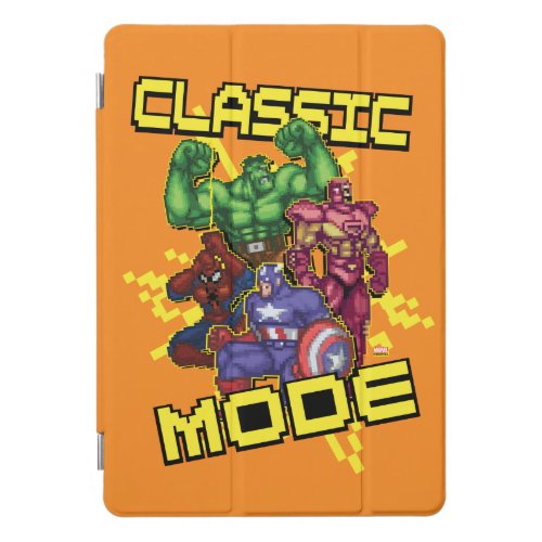 Classic Mode Marvel Video Game Character Sprites iPad Pro Cover