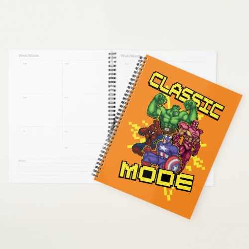 Classic Mode Marvel Video Game Character Sprites Planner