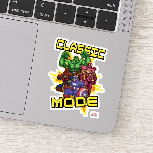 Classic Mode Marvel Video Game Character Sprites Sticker