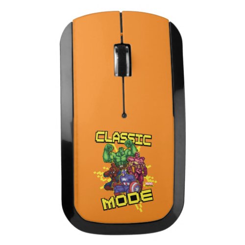 Classic Mode Marvel Video Game Character Sprites Wireless Mouse