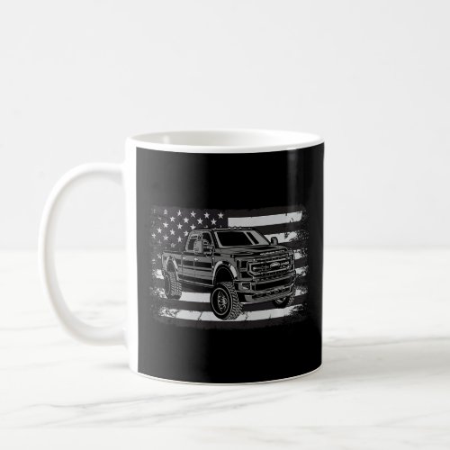 Classic Modern American Pickup Truck On American F Coffee Mug