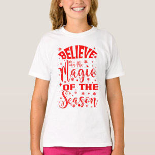 Classic Modern Believe in the magic simple design  T-Shirt