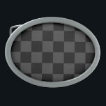 Classic Modern Black & Smoky Black Checkerboard  Belt Buckle<br><div class="desc">The Black & Smoky Black Checkerboard pattern is a timeless yet contemporary design that exudes sophistication and versatility. Featuring alternating black and smoky black squares, this geometric composition creates a bold yet subtle contrast, making it perfect for fashion, interior design, and accessories. The monochrome aesthetic lends itself to both classic...</div>