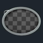 Classic Modern Black & Smoky Black Checkerboard  Belt Buckle<br><div class="desc">The Black & Smoky Black Checkerboard pattern is a timeless yet contemporary design that exudes sophistication and versatility. Featuring alternating black and smoky black squares, this geometric composition creates a bold yet subtle contrast, making it perfect for fashion, interior design, and accessories. The monochrome aesthetic lends itself to both classic...</div>