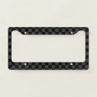 Classic Modern Black & Smoky Black Checkerboard