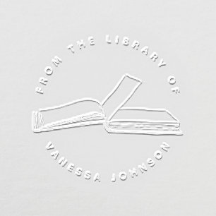 Classic Modern Custom From The Library Book Embosser