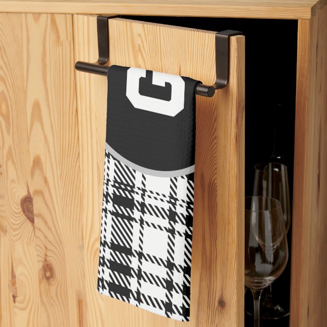  Classic Modern Plaid  Kitchen Towel (Thirds Fold)