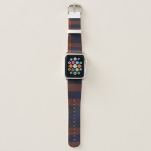 Classic Modern Plaid Tartan Seamless Pattern. appa Apple Watch Band