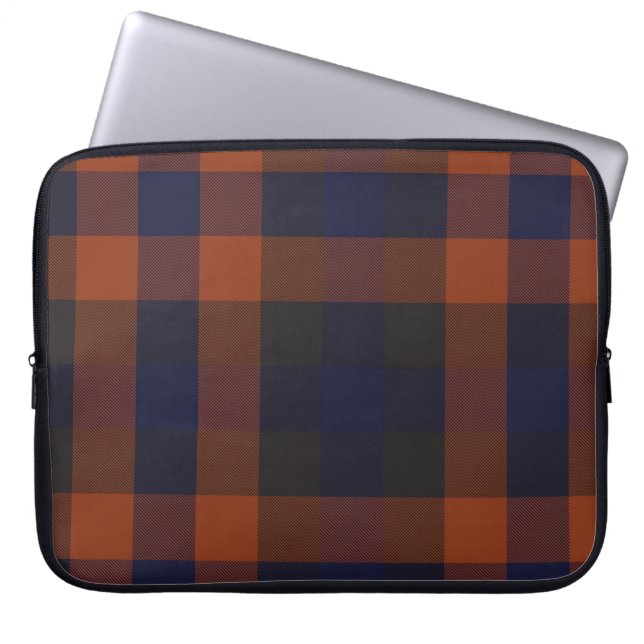 Classic Modern Plaid Tartan Seamless Pattern. appa Laptop Sleeve (Front)
