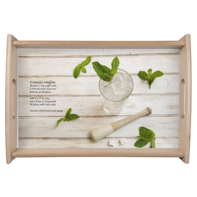 Classic Mojito Serving Tray (Front)