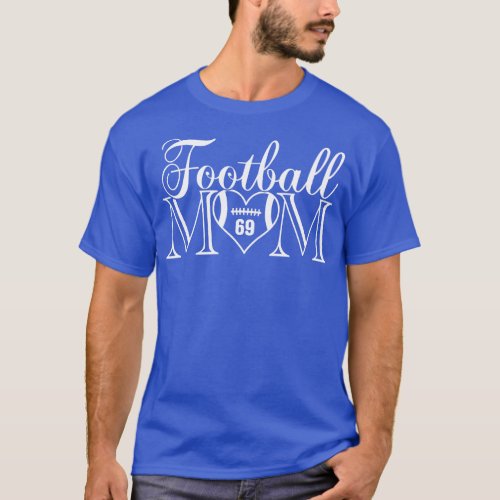 Classic Mom Thats My Boy Jersey Number 49 T_Shirt