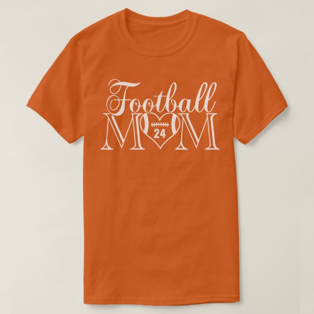 Classic Mom Thats My Boy Jersey Number (6) T-Shirt (Design Front)