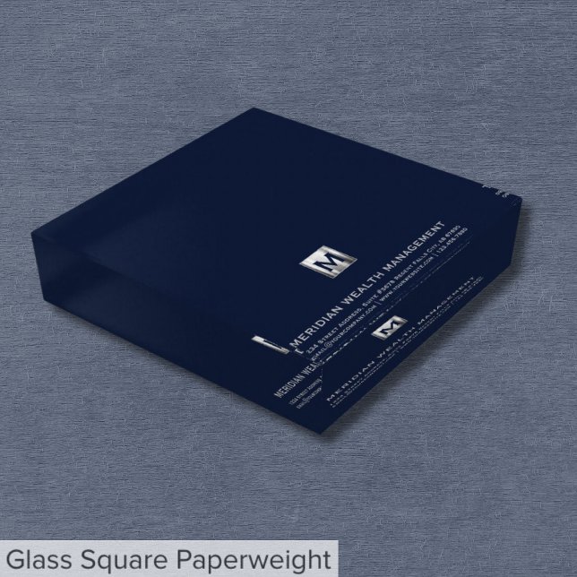 Classic Monogram Company Glass Paperweight (Creator Uploaded)