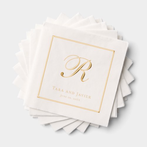 Classic Monogram Elegant Wedding