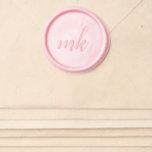 Classic Monogram Elegant Wedding Wax Seal Sticker<br><div class="desc">Classic style wedding wax seal stickers featuring a simple and minimal design with your monogram in an elegant script.  Sample shows your initials in lower case for a modern touch.</div>