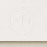 Classic Monogram Embosser<br><div class="desc">Classic round monogram design that can be personalized with your initials.</div>