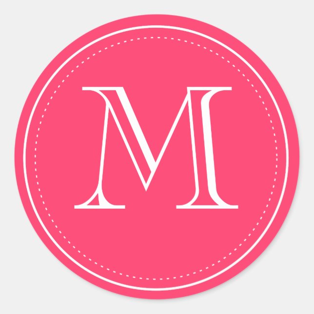 Classic Monogram Envelope Seal by Origami Prints (Front)