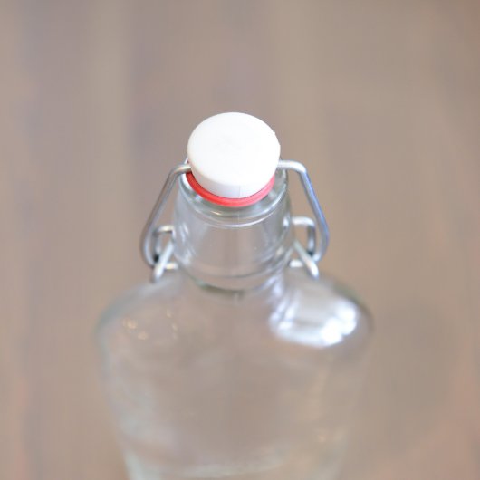 Classic Monogram Glass Flask - Wedding Party Gifts (Top)