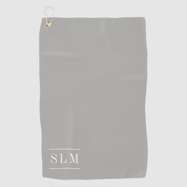 Classic monogram golf towel (Front)