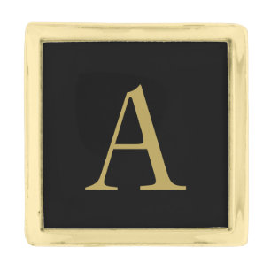 Classic Monogram Lapel Pin
