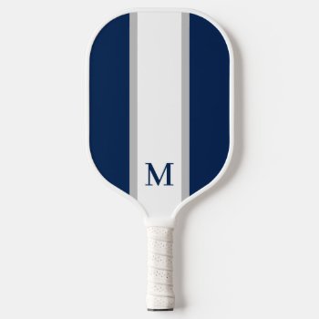 Classic Monogram Pickleball Paddle by origamiprints at Zazzle
