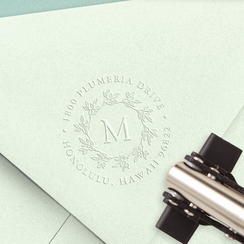 Classic Monogram Return Address Embosser