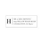 Classic Monogram Return Address